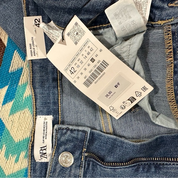 NWT Zara Sculpt High Rise Skinny Ankle Length jeans - Picture 5 of 6